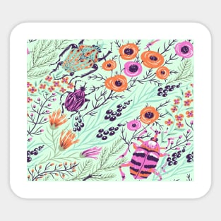 Nature Insect Pattern Sticker